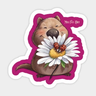 Mili Fay Art: Quokka and Ladybug Sticker